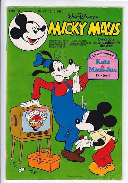 Micky Maus 1980: Nr. 47:
