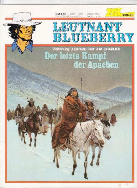 Zack Comic Box 40: Leutnant Blueberry: Der letzte Kampf der Apachen