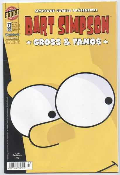 Bart Simpson 33: Gross & famos