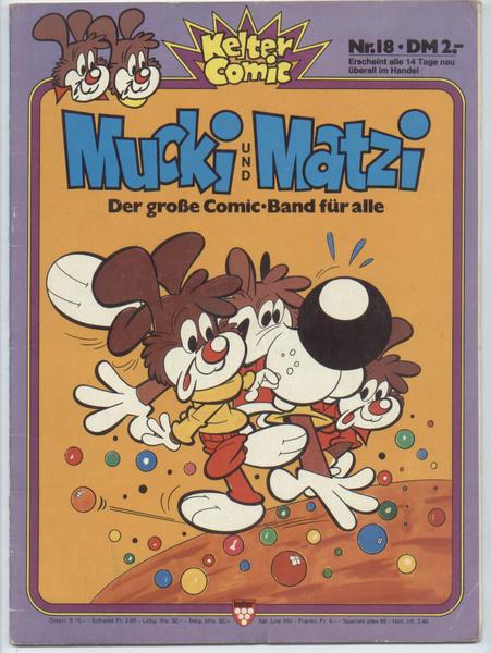 Kelter Comic 18: Mucki und Matzi