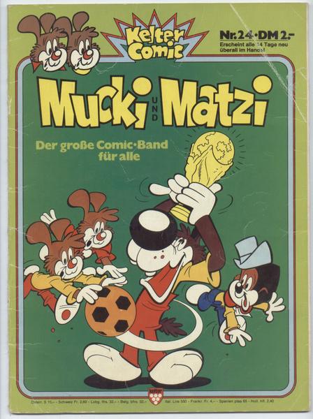 Kelter Comic 24: Mucki und Matzi