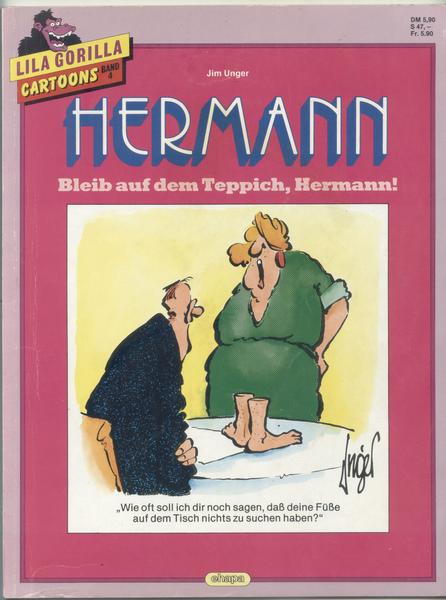 Lila Gorilla Cartoons 4: Hermann: Bleib auf dem Teppich, Hermann !