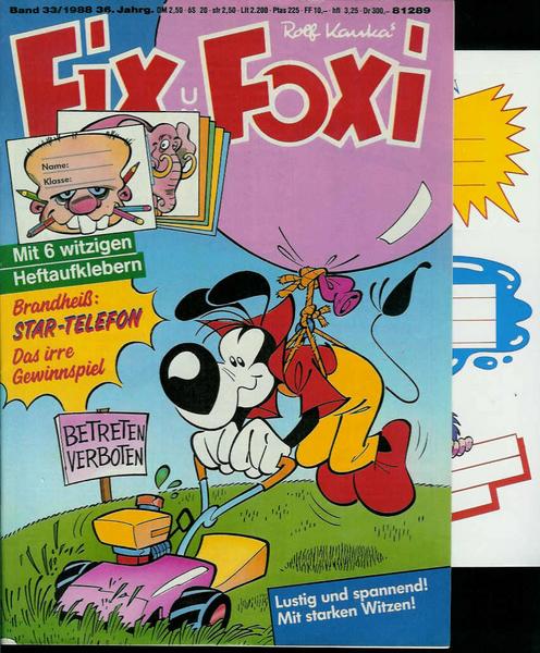 Fix und Foxi: 36. Jahrgang - Nr. 33