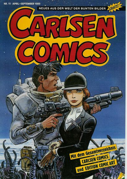 Carlsen Comics Verlagsprospekt Nr. 11 September 1989