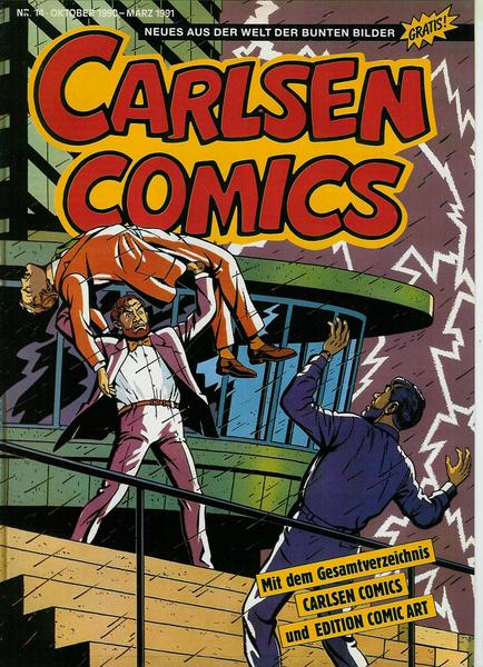 Carlsen Comics Verlagsprospekt Nr. 14 Oktober 1990 - März 1991