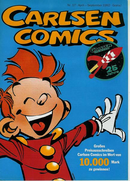 Carlsen Comics Verlagsprospekt Nr. 17 April - September 1992