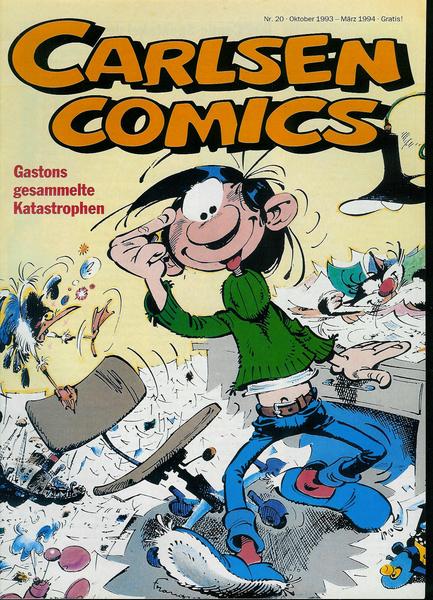 Carlsen Comics Verlagsprospekt Nr. 20 Oktober 1993 - März 1994