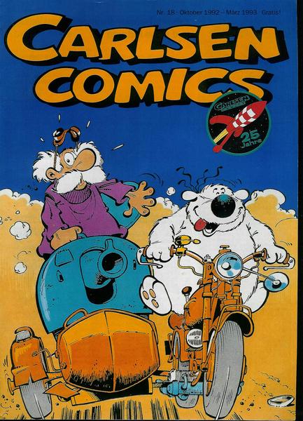 Carlsen Comics Verlagsprospekt Nr. 18 Oktober 1992 - März 1993