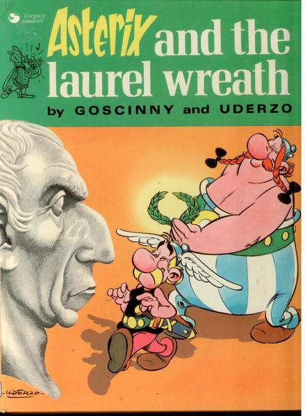 Asterix an the laurel wreath