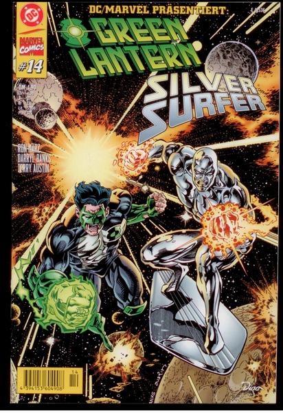 DC gegen Marvel 14: Green Lantern / Silver Surfer