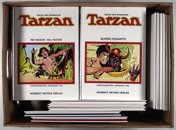 Tarzan 1931 bis 1979 komplett = alle 49 Hardcover-Alben von Hethke!