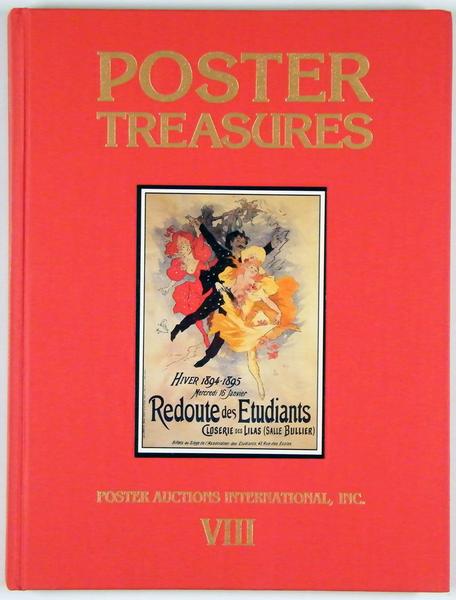Poster Treasures, Poster Auctions 8 (VIII), great catalog for the auction of May 7, 1989 by Jack Rennert, Hardcover, including result list