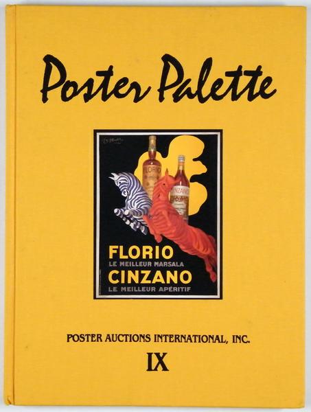 Poster Palette, Poster Auctions 9 (IX), great catalog for the auction of November 12, 1989 by Jack Rennert, Hardcover, including result list