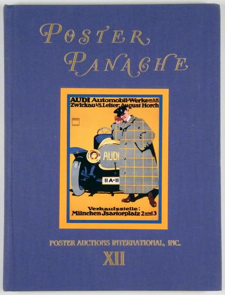 Poster Panache, Poster Auctions 12 (XII), great catalog for the auction of May 5, 1991 by Jack Rennert, Hardcover, incl. result list