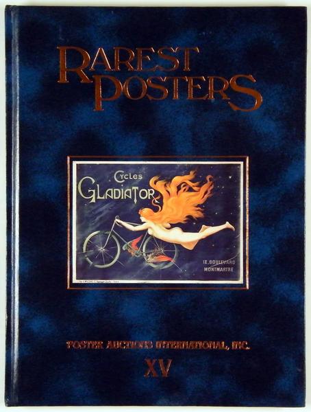 Rarest Posters, Poster Auctions 15 (XV), great catalog for the auction of November 8, 1992 by Jack Rennert, Hardcover, incl. result list