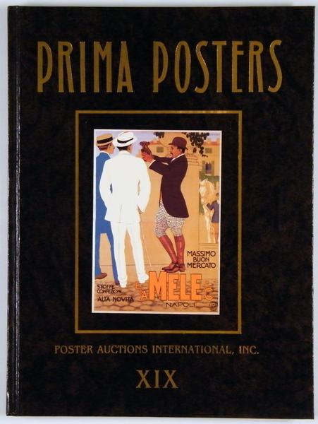 Prima Posters, Poster Auctions 19 (XIX), great catalog for the auction of November 13, 1994 by Jack Rennert, Hardcover, incl. result list
