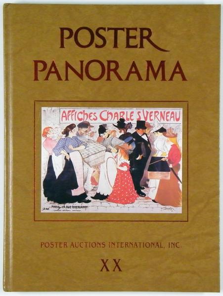 Poster Panorama, Poster Auctions 20 (XX), great catalog for the auction of May 7, 1995 by Jack Rennert, Hardcover, rare! inclusive result list