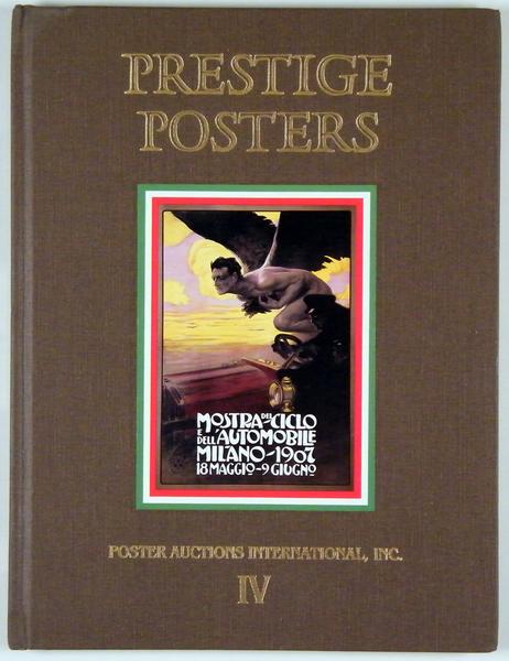 Prestige Posters, Poster Auctions 4 (IV), great catalog for the auction of May 3, 1987 by Jack Rennert, Hardcover, including result list
