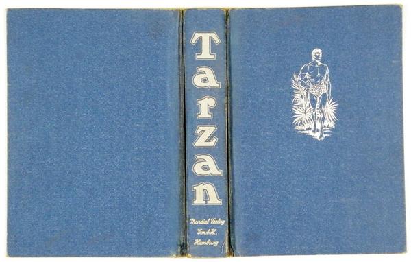 Sammelmappe für Tarzan-Großbände, Mondial Verlag, 50er Jahre, blaue Variante