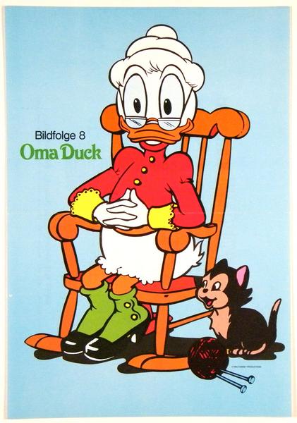 Micky Maus Bildfolge 8 Oma Duck mit Backlist
