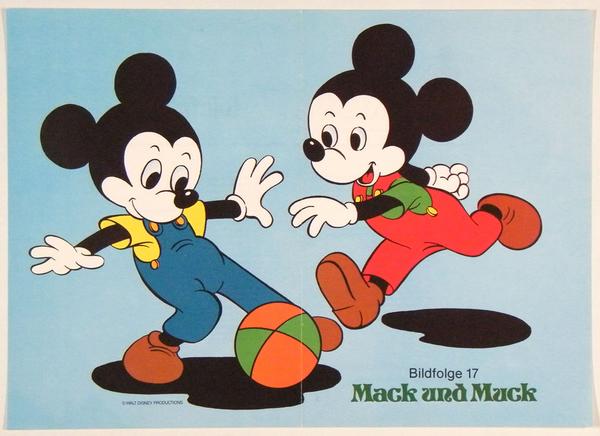 Micky Maus Bildfolge 17 Mack und Muck mit Backlist