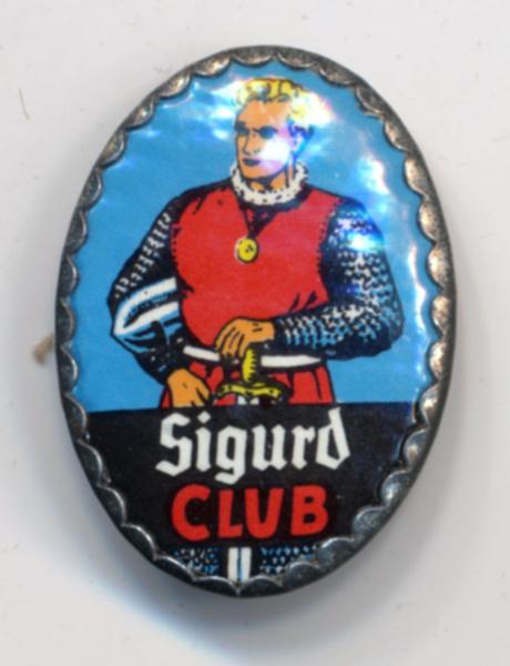 Sigurd - Club - Nadel, (''II''), Original aus den 50er Jahren, selten!