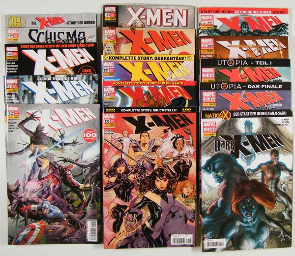 X-men Set mit 14 Heften Nr. 102-142 Marvel Deutschland