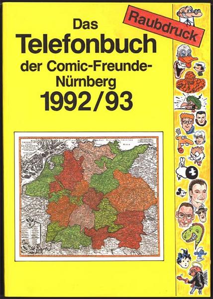 Das Telefonbuch der Comic-Freunde Nürnberg 1992 / 93