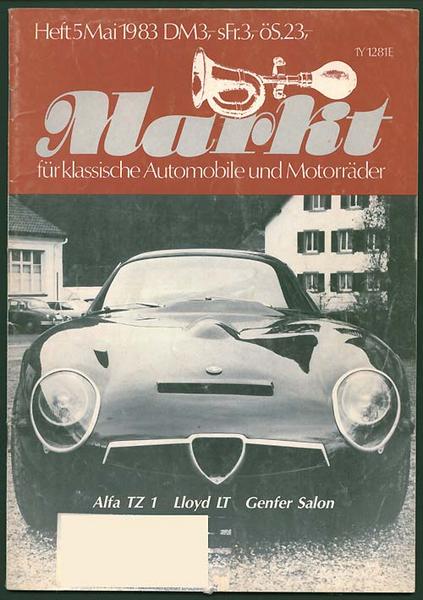 Markt 1983 Heft 5 Autozeitschrift