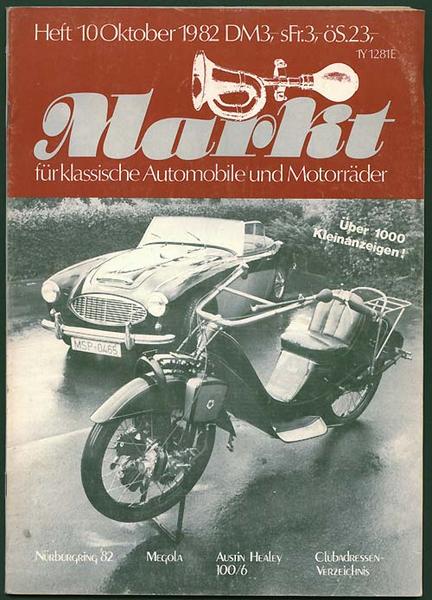 Markt 1982 Heft 10 - Autozeitschrift