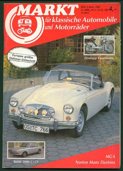 Markt 1987 Heft 3 - Autozeitschrift