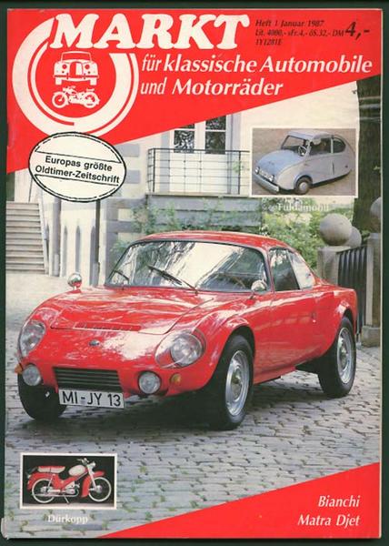 Markt 1987 Heft 1 - Autozeitschrift