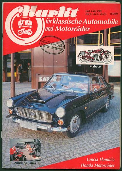Markt 1985 Heft 5 - Autozeitschrift
