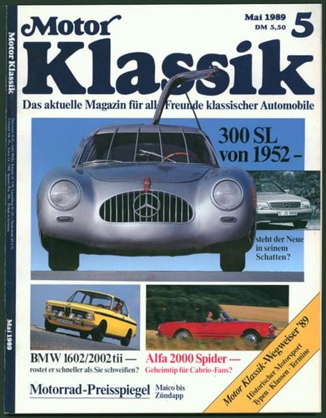Motor Klassik 1989 Heft 5 - Autozeitschrift