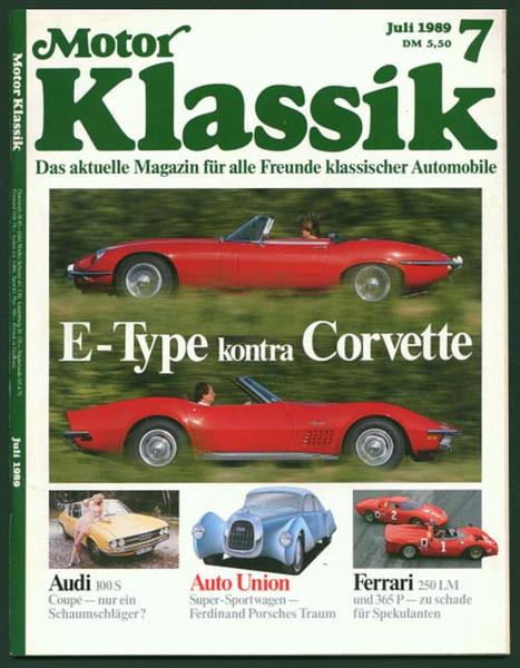 Motor Klassik 1989 Heft 7 - Autozeitschrift
