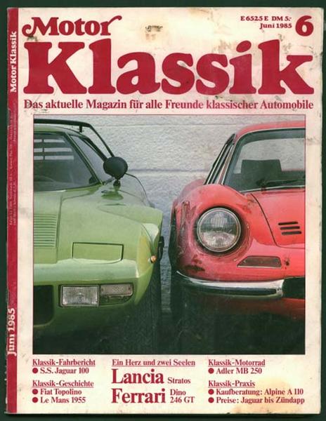 Motor Klassik 1985 Heft 6 - Autozeitschrift