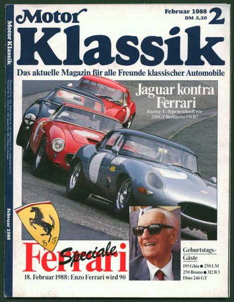 Motor Klassik 1988 Heft 2 - Autozeitschrift