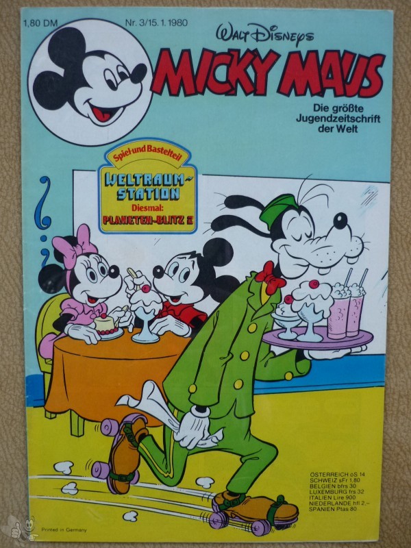 Micky Maus 1980: Nr. 3