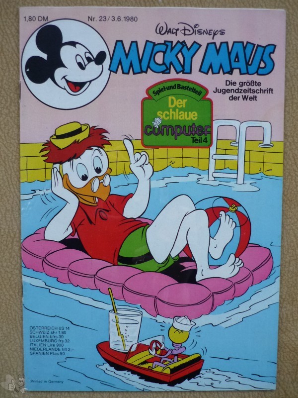 Micky Maus 1980: Nr. 23