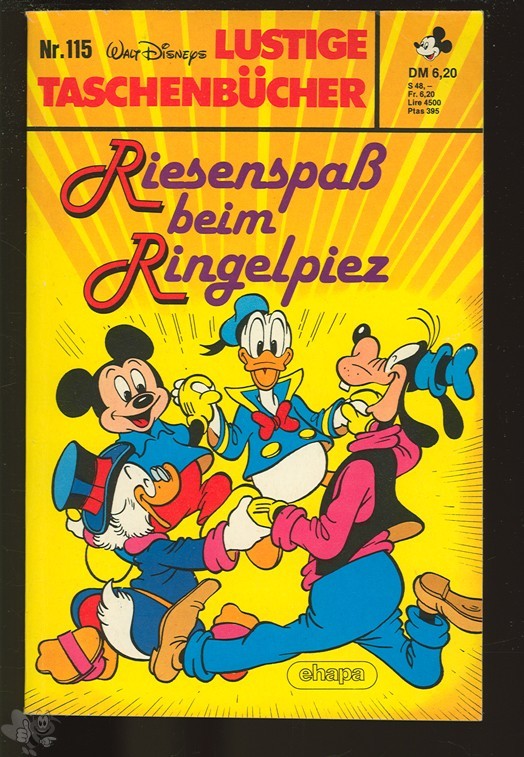 Walt Disneys Lustige Taschenbücher 115: Riesenspaß beim Ringelpiez