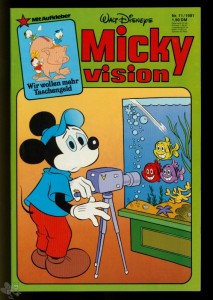 Mickyvision 11/1981 mit Sticker