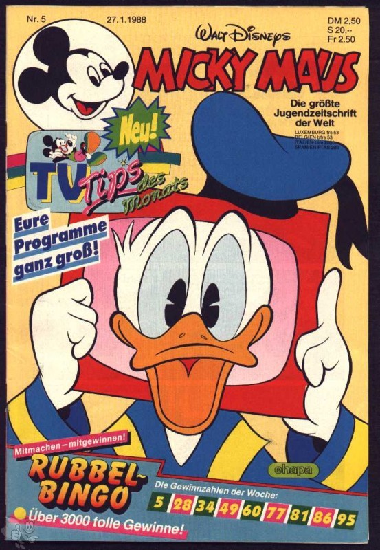 Micky Maus 1988: Nr. 5