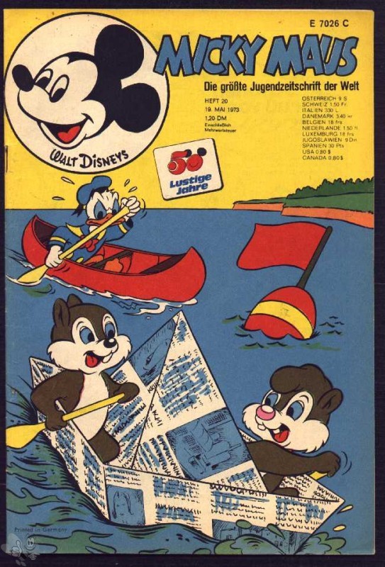 Micky Maus 1973: Nr. 20