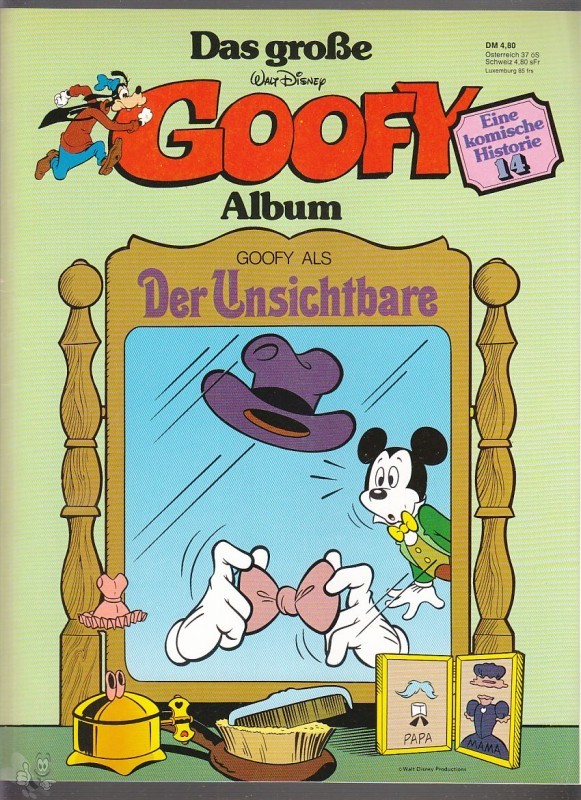 Das große Goofy Album 14: Der Unsichtbare