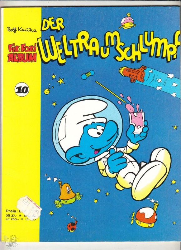 Fix und Foxi Album 10: Die Schlümpfe: Der Weltraumschlumpf