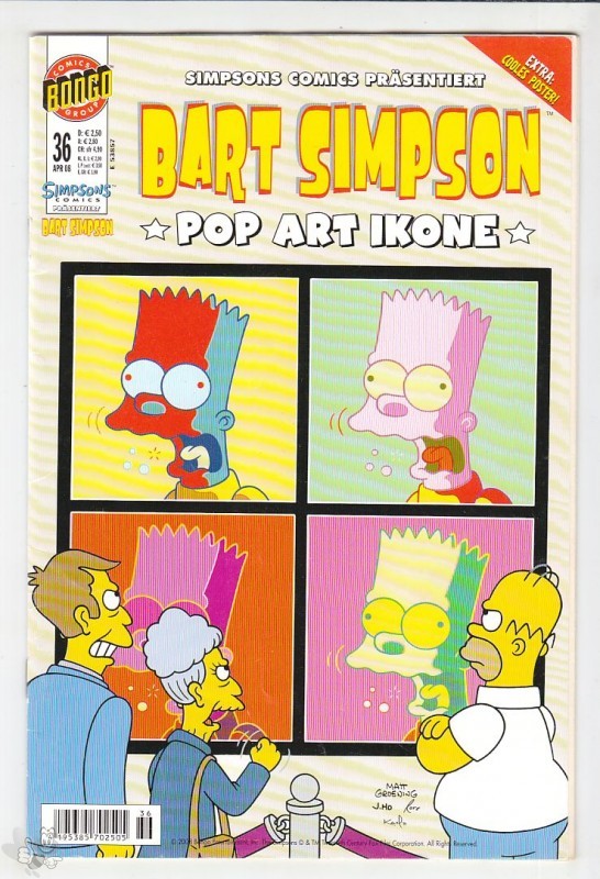 Bart Simpson 36: Pop Art Ikone