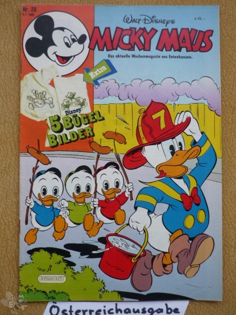 Micky Maus 1985: Nr. 28 Österreich Ausgabe