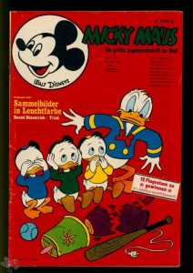 Micky Maus 30/1970 mit Klappseiten und Leuchtbild
