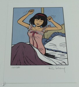 Ex Libris Yoko Tsuno von Leloup , Signiert/Limitiert