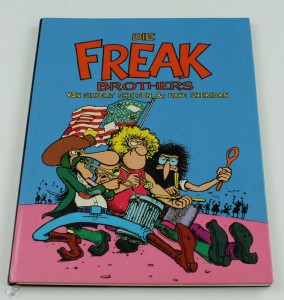 Die Freak Brothers Shelton Sheridan HC 1981 Volksverlag komplett m. Spiel